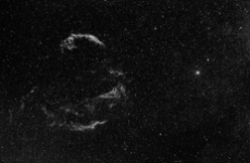 Veil nebula in Hydrogen alpha channel