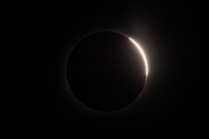 Solar Eclipse 2017, 3rd contact, diamond ring