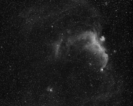Seagull nebula in Ha