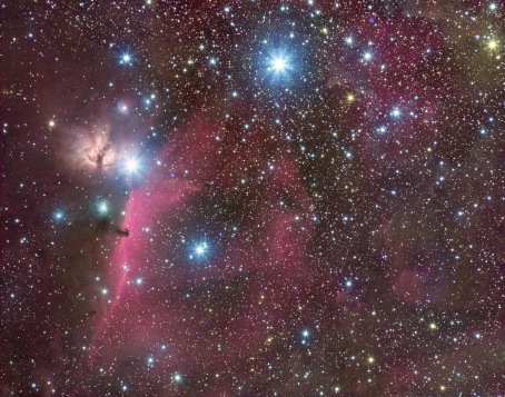 Horsehead nebula and surroundings, 2018/19. QHY23, Apo Telyt 180/3.4, RGBHa. Tenerife.
